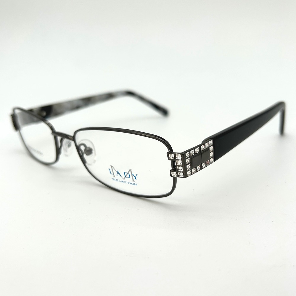 Womens Eyeglasses Frames Lady M Collection Venus 53-17-135 Stainless Steel NEW